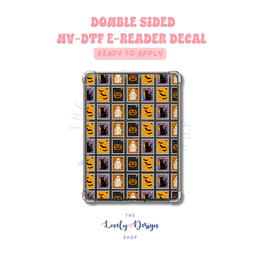 Halloween Stamps - UV DTF E-Reader Decal - Aug 27