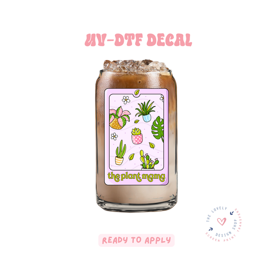 The Plant Mama Tarot Card - UV DTF Cup Decal - Apr 23
