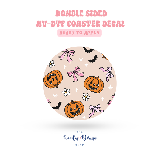 Halloween - UV DTF Coaster Decal - Aug 8