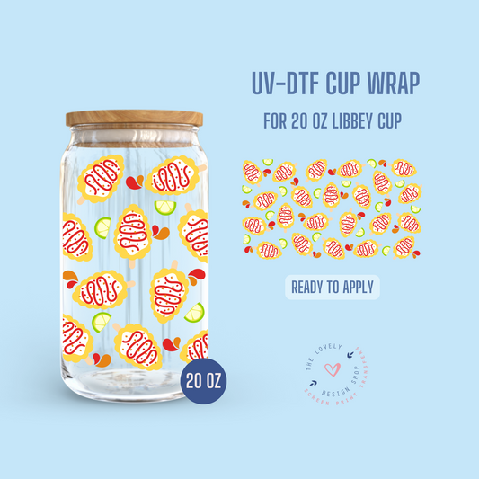 Elotes - UV DTF 20 oz Libbey Cup Wrap (Ready to Ship) Apr 29