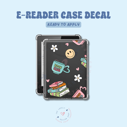 Book Club - UV DTF E-Reader Decal - Feb 4