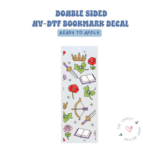Powerless - UV DTF Bookmark Decal - Aug 8