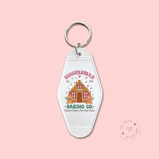 Christmas Gingerbread -  Keychain UV DTF Decal - Sep 16