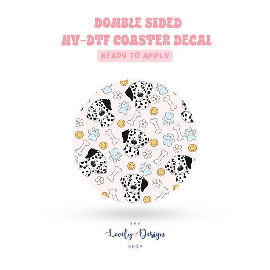 Dalmatian - UV DTF Coaster Decal - Aug 27
