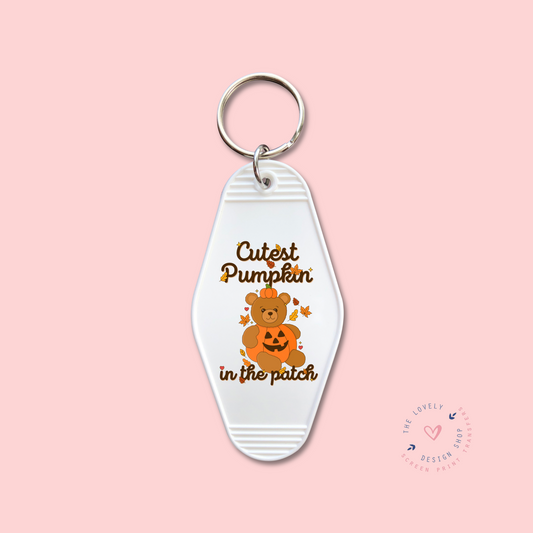 Cutest Pumpkin In The Patch -  Keychain UV DTF Decal - Sep 23