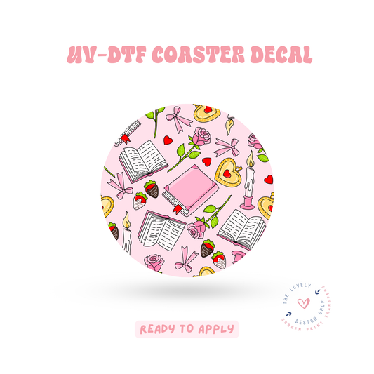 Romance Forever - UV DTF Coaster Decal - Jun 11