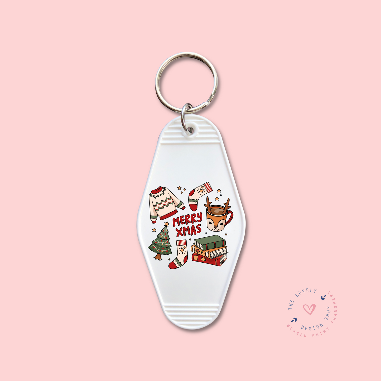 Cozy Christmas -  Keychain UV DTF Decal - Sep 30