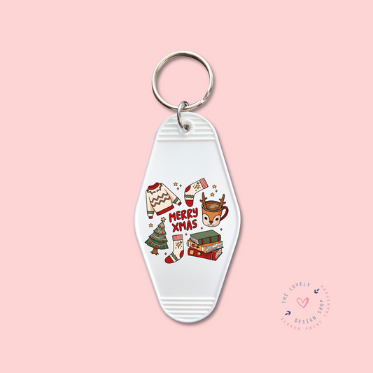 Cozy Christmas -  Keychain UV DTF Decal - Sep 30