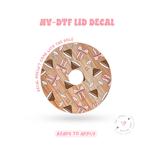 Blush Espresso Martini - UV DTF Lid Decal - May 2