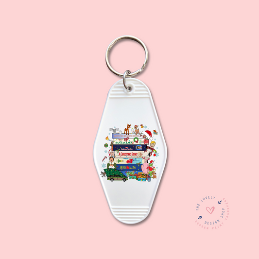 Christmas Movies VHS -  Keychain UV DTF Decal - Oct 28