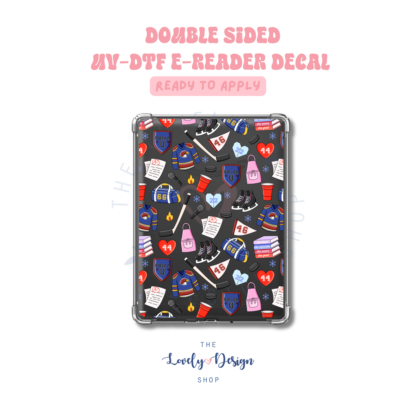 Campus Life - UV DTF E-Reader Decal - May 10