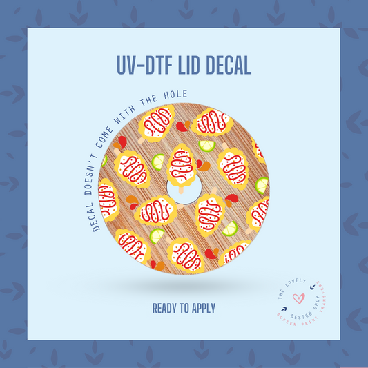 Elotes - UV DTF Lid Decal (Ready to Ship) Apr 29