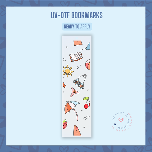 Summer Elements - UV DTF Bookmark Decal (Ready to Ship) Jun 3