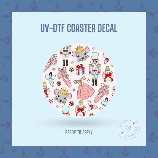 Classic Nutcracker - UV DTF Coaster Decal - Nov 18