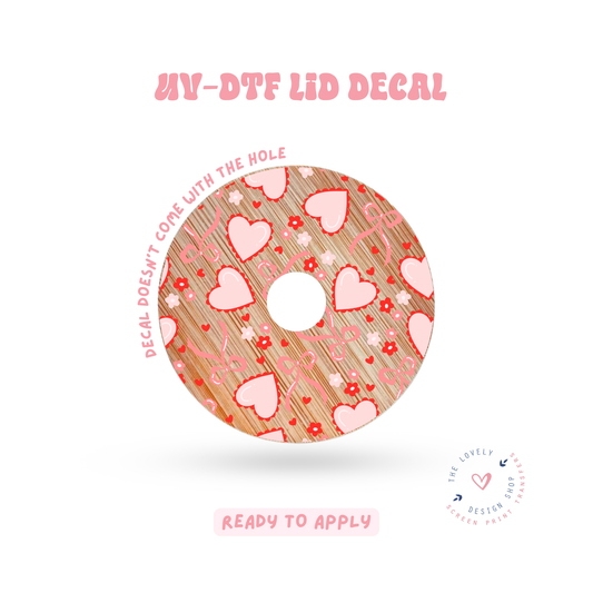 More Coquette Hearts! - UV DTF Bookmark Decal - Feb 12