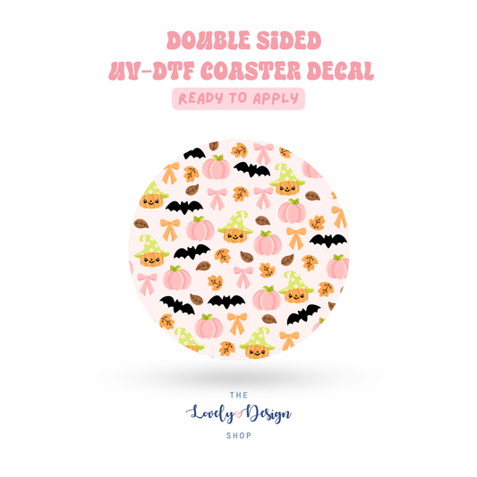 Cute Fall - UV DTF Coaster Decal - Sep 15