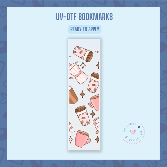 Coffee Love Language - UV DTF Bookmark Decal - Dec 23