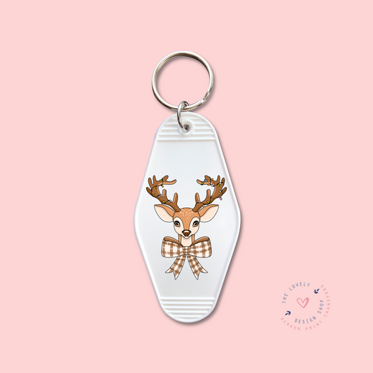 Reindeer -  Keychain UV DTF Decal - Oct 8