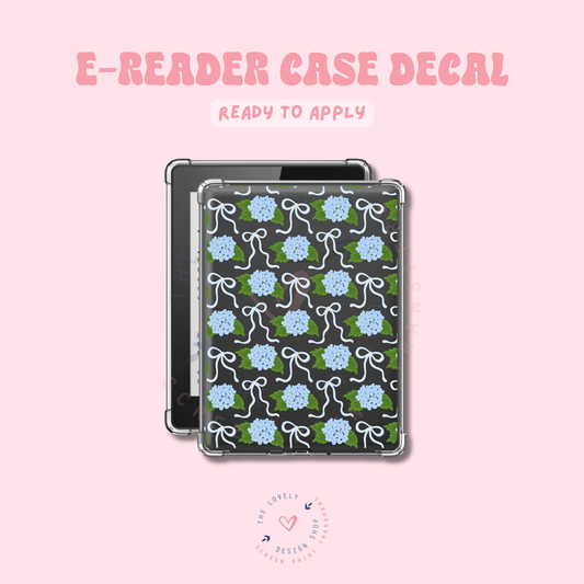Hydrangeas - UV DTF E-Reader Decal Jun 11