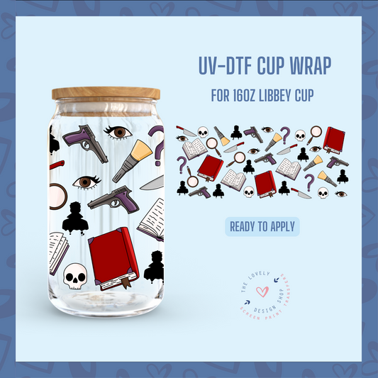 Mystery - UV DTF 16 oz Libbey Cup Wrap - Jan 20