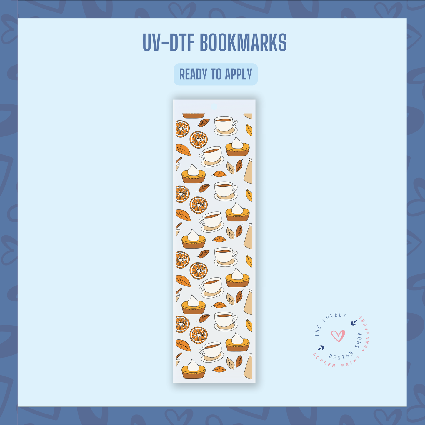 Pumpkin Spice Season - UV DTF Bookmark Decal - Sep 9