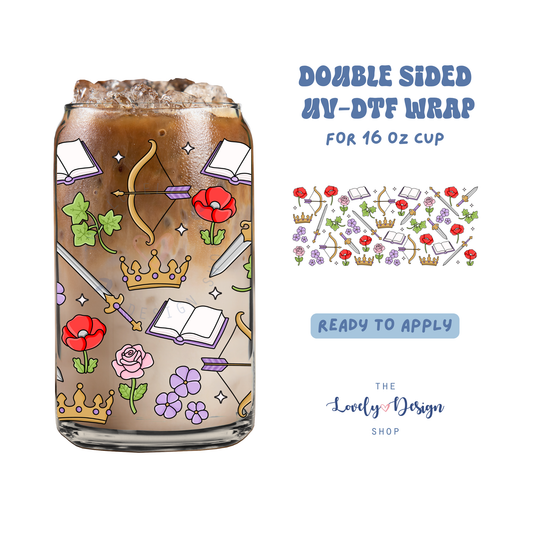 Powerless - UV DTF 16 oz Libbey Cup Wrap - Aug 8