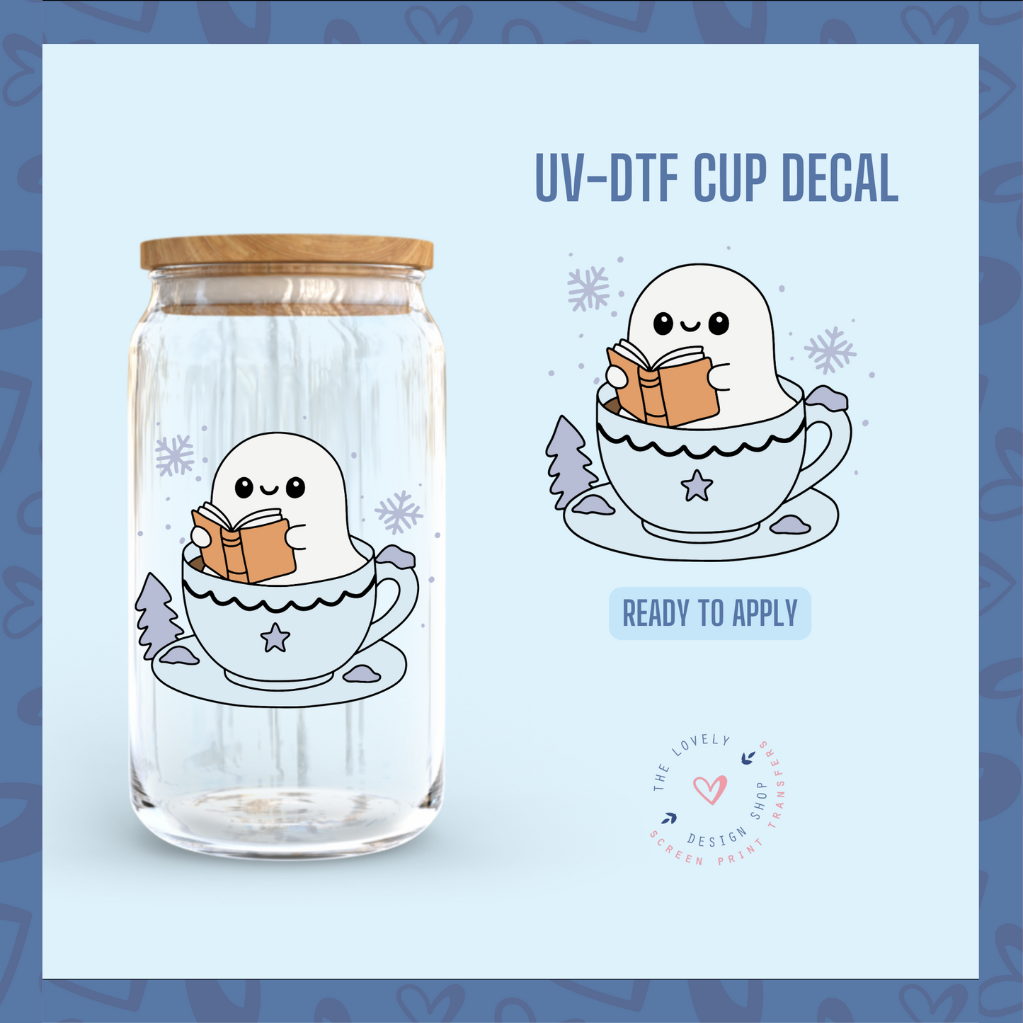 Hot Cocoa Hot Tub - UV DTF Cup Decal - Oct 21