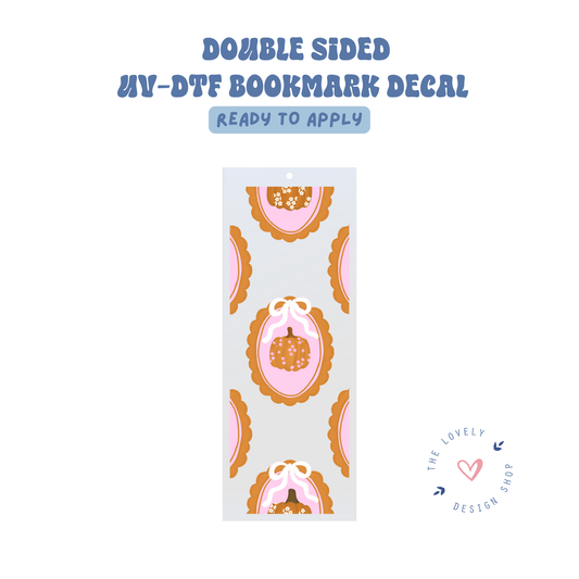 Pumpkin Frames - UV DTF Bookmark Decal - Aug 8