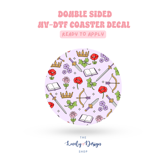 Powerless - UV DTF Coaster Decal - Aug 8