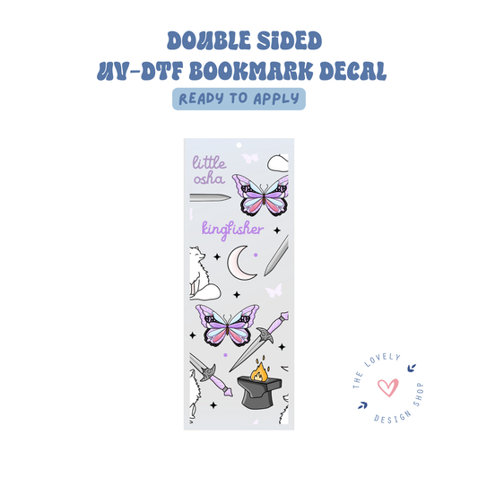 Quicksilver - UV DTF Bookmark Decal - Aug 8