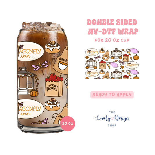 GG Inn - UV DTF 20 oz Libbey Cup Wrap - July 24