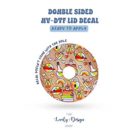Rainbow Elements - UV DTF Lid Decal - Aug 8