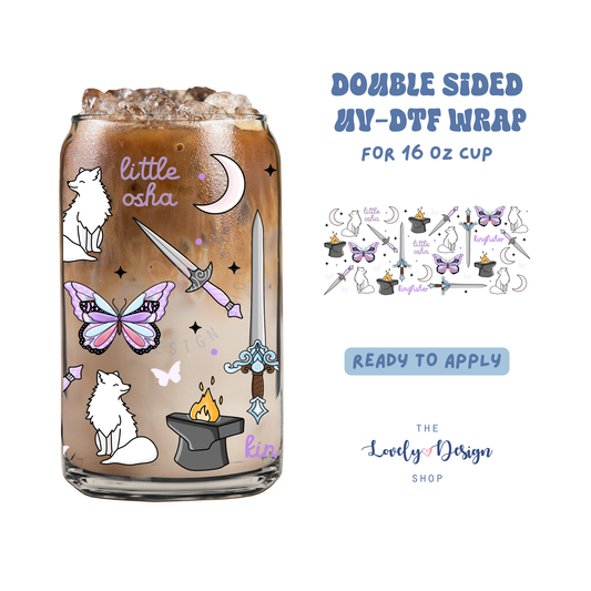 Quicksilver - UV DTF 16 oz Libbey Cup Wrap - Aug 8