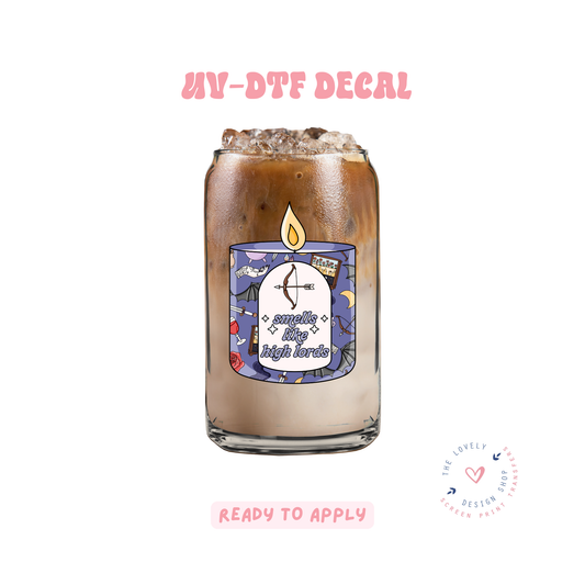 Acotar - Smells Like High Lord Candle - UV DTF Cup Decal - Apr 23