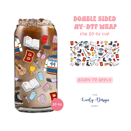 Campus Life 4 - UV DTF 20 oz Libbey Cup Wrap - July 24