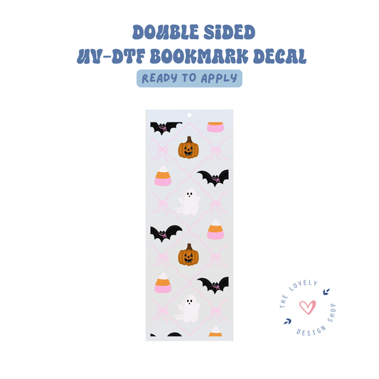 Spooky - UV DTF Bookmark Decal - Aug 8