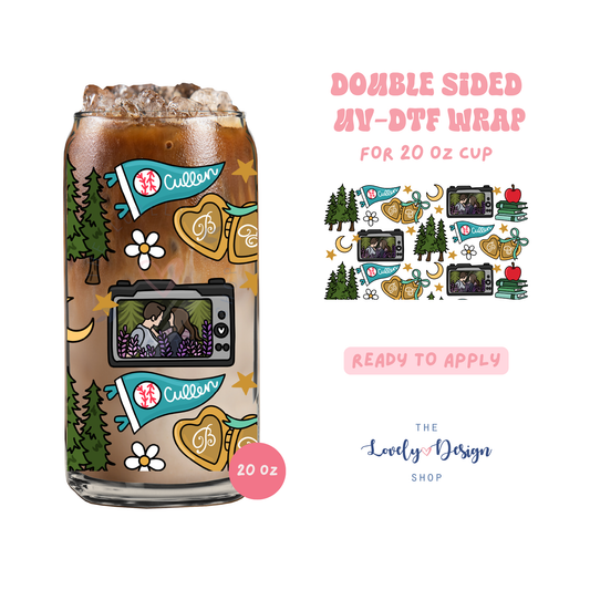 Vamp Romance - UV DTF 20 oz Libbey Cup Wrap - July 24
