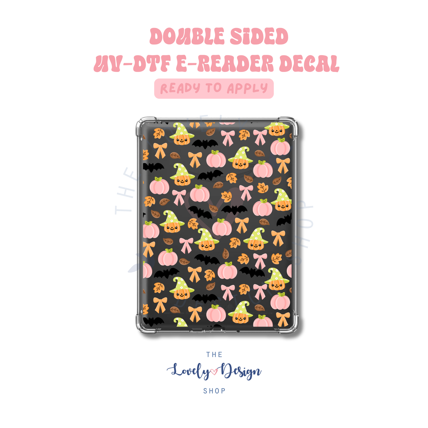 Cute Fall - UV DTF E-Reader Decal - Sep 15