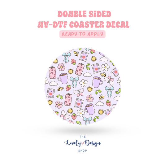 Cutest Life - UV DTF Coaster Decal - Aug 8