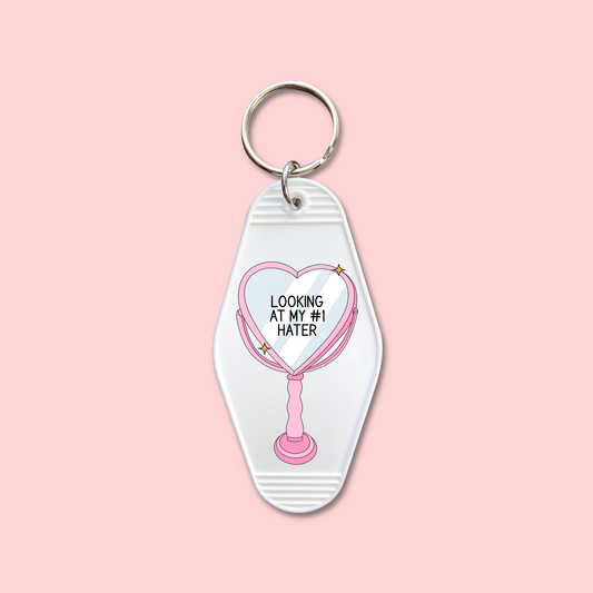 Looking At My #1 Hater (Set of 5) -  Keychain UV DTF Decal - July 15