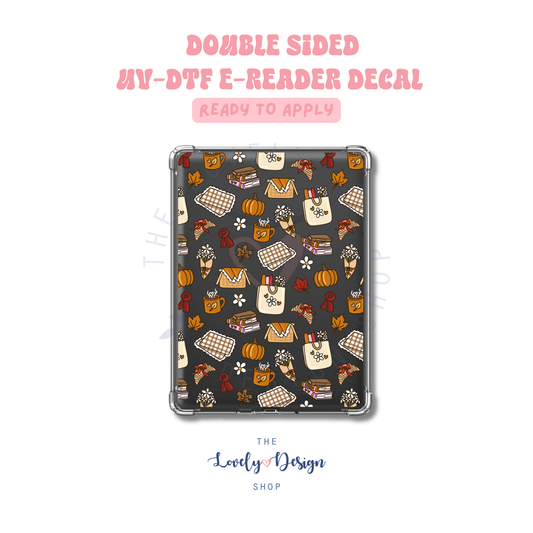 Fall Picnic - UV DTF E-Reader Decal - Aug 8
