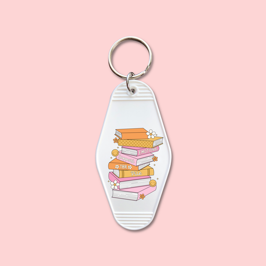 Emotional Support TBR Pile (Set of 5) -  Keychain UV DTF Decal - July 15