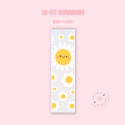 Happy Happy Daisies - UV DTF Bookmark Decal (Ready to Ship) Apr 22