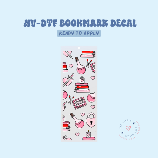 Slow Burn Book Club - UV DTF Bookmark Decal - Jun 11