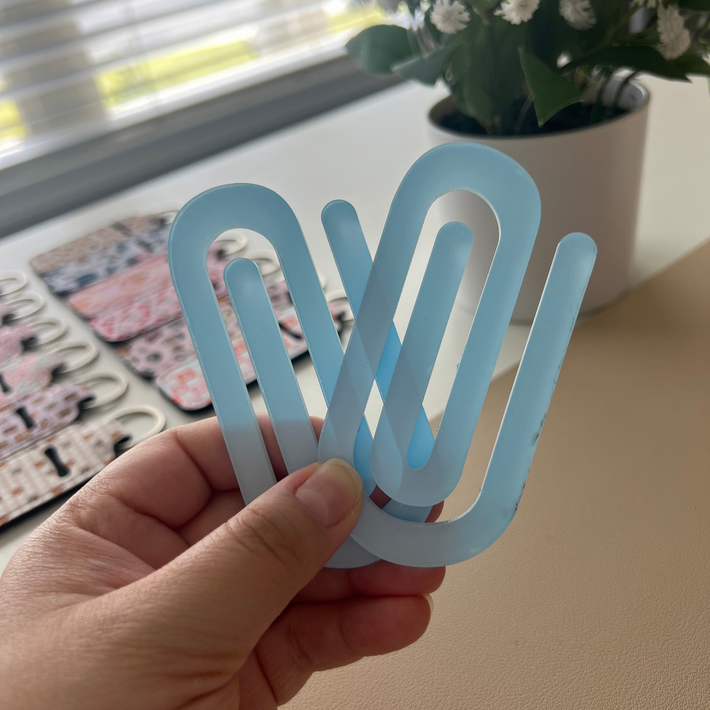 Sublimation Acrylic Paperclip Blanks