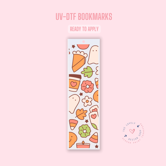 Cozy Halloween - UV DTF Bookmark Decal - Aug 19