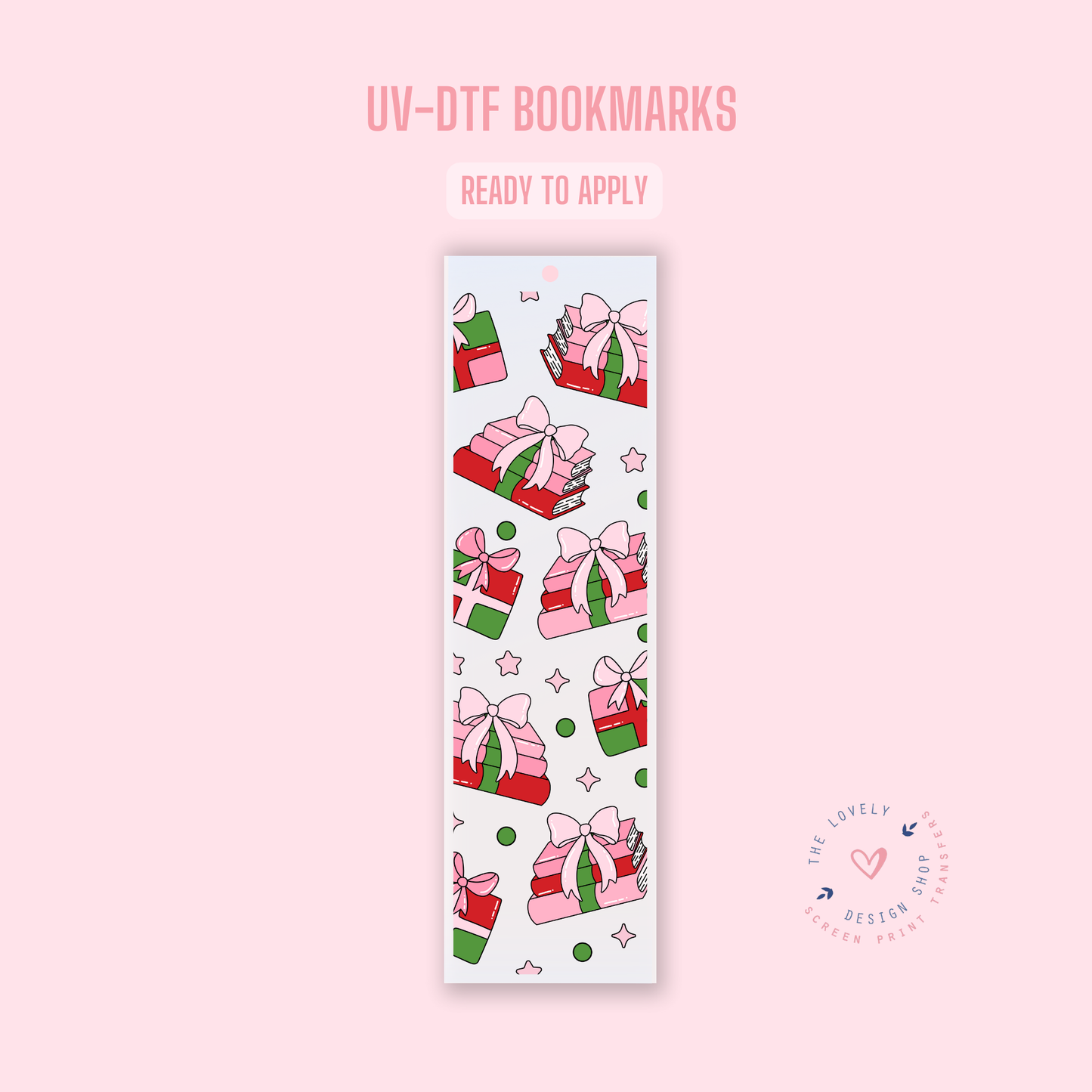 Christmas Presents - UV DTF Bookmark Decal - Sep 23
