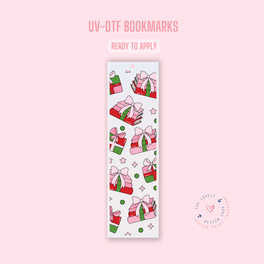 Christmas Presents - UV DTF Bookmark Decal - Sep 23