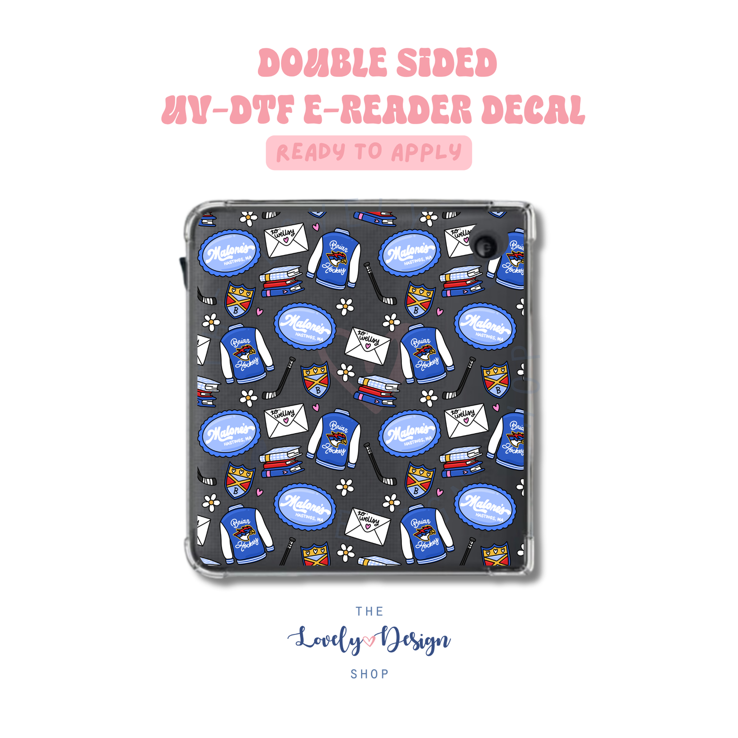 Campus Life 3 - UV DTF E-Reader Decal - July 24