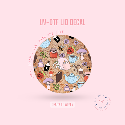 Cottage Core - UV DTF Lid Decal - Aug 12
